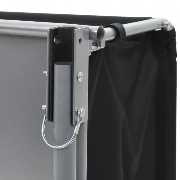 Remolque de carga para bicicletas negro y amarillo 65 kg M 5