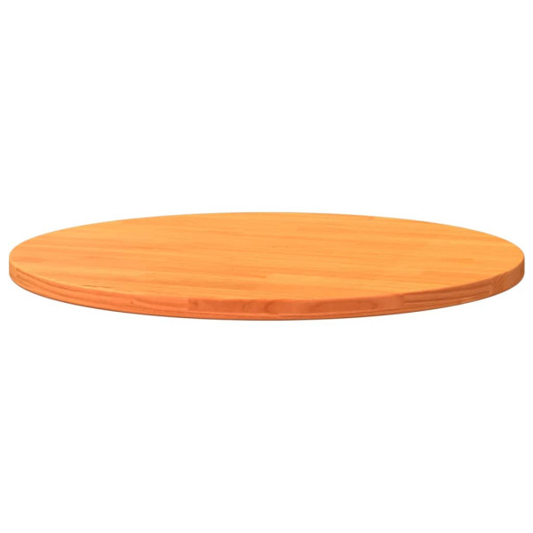 Tablero de mesa redondo madera maciza de pino marrón Ø70x2.5 cm M 4