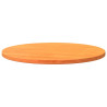 Tablero de mesa redondo madera maciza de pino marrón Ø70x2.5 cm 4