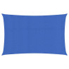 Toldo de vela rectangular HDPE azul 160 g/m² 4x7 m 1