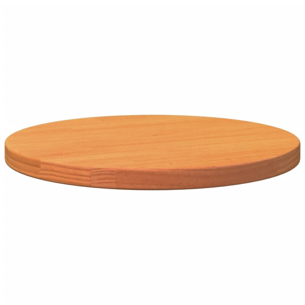 Tablero de mesa redondo madera maciza de pino marrón Ø40x2.5 cm M 4