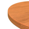 Tablero de mesa redondo madera maciza de pino marrón Ø40x2.5 cm 5