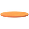 Tablero de mesa redondo madera maciza de pino marrón Ø60x2.5 cm 4
