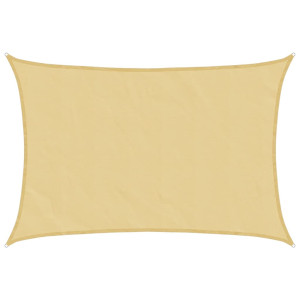 Toldo de vela Oxford poliéster 100% areia 3,5x2,5 m H