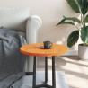 Tablero de mesa redondo madera maciza de pino marrón Ø50x2.5 cm 3