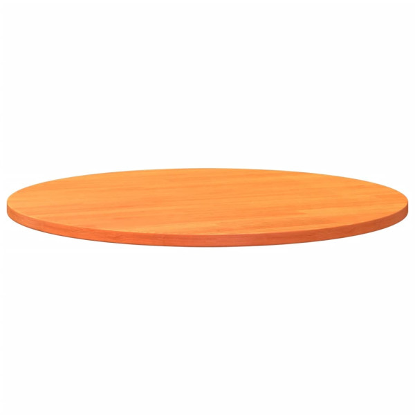 Tablero de mesa redondo madera maciza de pino marrón Ø90x2.5 cm M 4