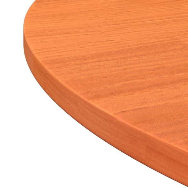 Tablero de mesa redondo madera maciza de pino marrón Ø90x2.5 cm M 5