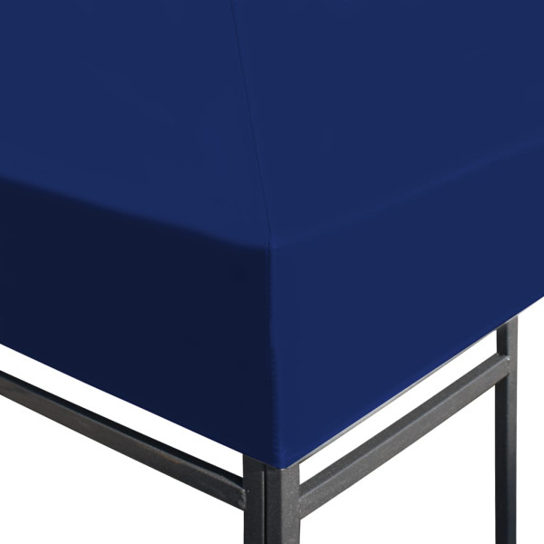 Toldo de cenador 310 g/m² 3x3 m azul M 3