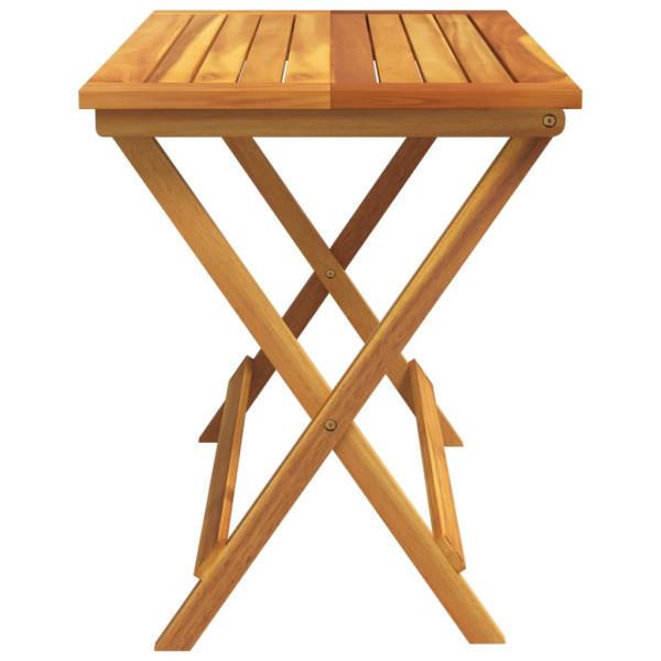 Mesa de jardim dobrável 90x52.5x65 cm madeira de acácia maciça M 5
