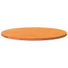 Tampo de mesa redondo Ø80x2.5 cm pinho maciço castanho-mel 4