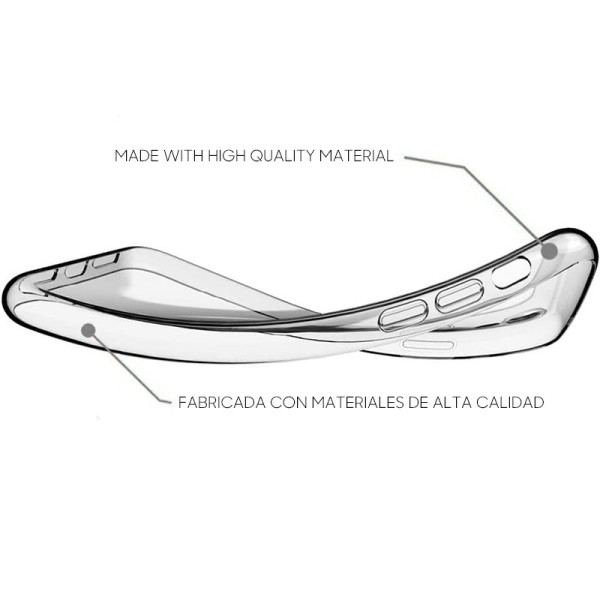 Funda COOL Silicona para TCL 505 (Transparente) M 2