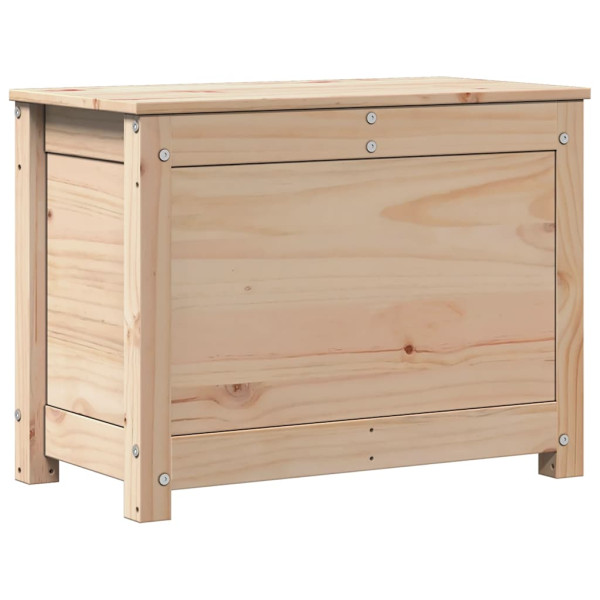 Caja de almacenamiento madera maciza de pino 60x32x45.5 cm M 2