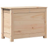 Caja de almacenamiento madera maciza de pino 60x32x45.5 cm 2