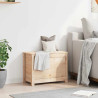 Caja de almacenamiento madera maciza de pino 60x32x45.5 cm 3