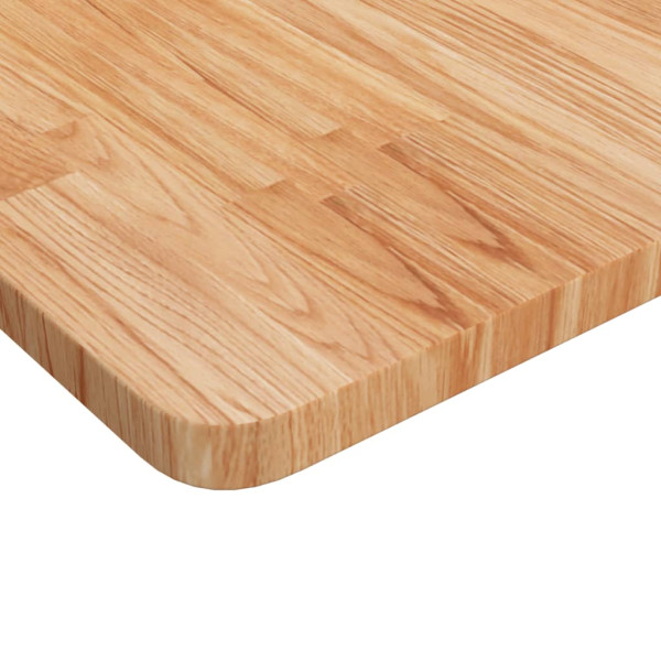 Tablero de mesa cuadrada madera roble marrón claro 40x40x2.5 cm M 3