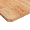 Tablero de mesa cuadrada madera roble marrón claro 40x40x2.5 cm 3