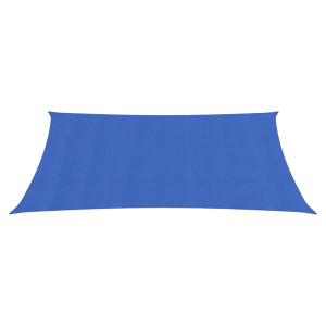 Para-sol estilo vela retangular 160 g/m² 3.5x4.5 m PEAD azul H