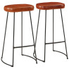 Taburetes de bar Gavin 2 uds 44x37.5x78 cm 1