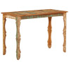 Mesa de jantar de madeira maciça reciclada 110x52x76 cm 1