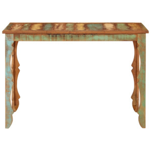 Mesa de comedor madera maciza reciclada 110x52x76 cm H