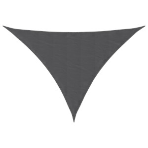 Toldo de vela triangular tela Oxford gris antracita 4x4x5.8 m H