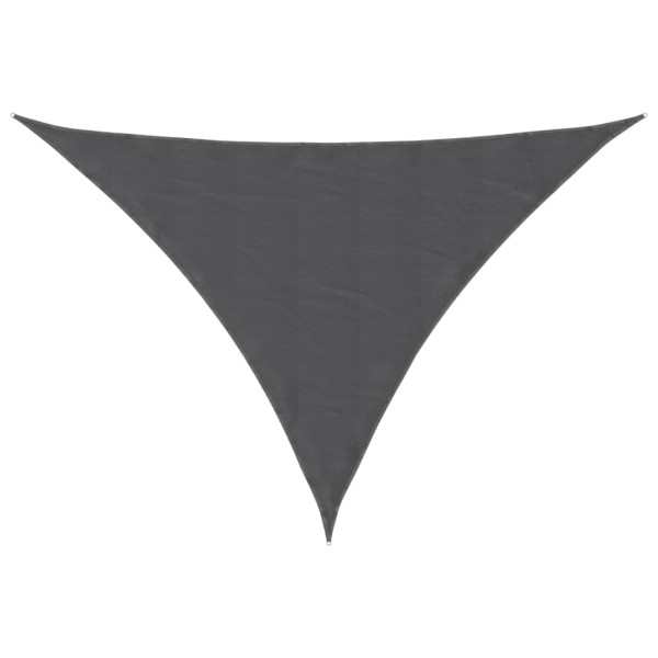 Toldo de vela triangular tela Oxford gris antracita 4x4x5.8 m M 2