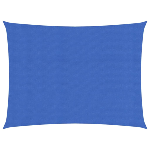 Toldo de vela HDPE azul 160 g/m² 2.5x3.5 m D