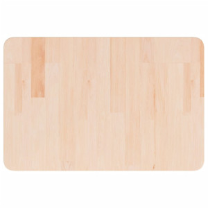 Encimera de baño madera maciza sin tratar 60x40x2.5 cm H