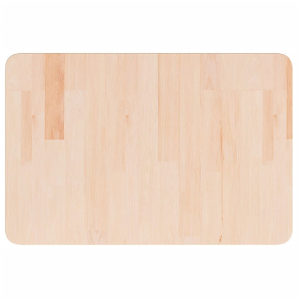Encimera de baño madera maciza sin tratar 60x40x2.5 cm M 2