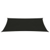 Toldo de vela negro HDPE 160 g/m² 5x7 m 2