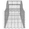 Cestos gabião arqueados 40pcs 200x50x40/60 cm ferro galvanizado 5