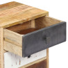 Mesita de noche de madera maciza de mango 40x30x60 cm 3