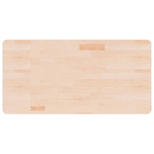 Encimera de baño madera maciza sin tratar 100x50x2.5 cm H