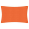 Toldo de vela naranja HDPE 160 g/m² 3.5x5 m 1