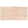 Encimera de baño madera maciza sin tratar 80x40x1.5 cm 2