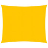 Toldo de vela cuadrado HDPE amarillo 160 g/m² 4.5x4.5 m 1