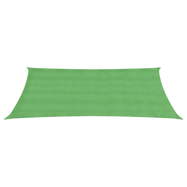 Para-sol estilo vela 160 g/m² 3x6 m PEAD verde-claro M 2