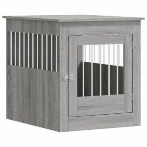 Móvel casota para cão 64.5x80x71 derivados madeira cinza sonoma H
