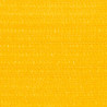 Toldo de vela cuadrado HDPE amarillo 160 g/m² 5x5 m 5