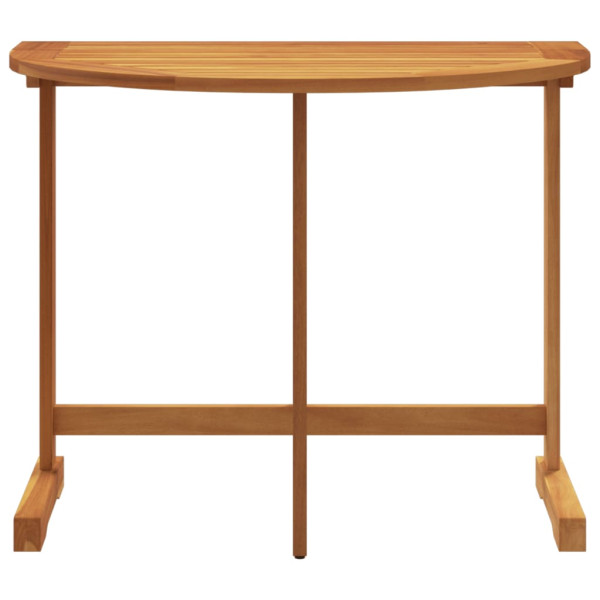 Set de comedor de jardín plegable 3 pzas madera maciza acacia M 4