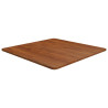 Tablero de mesa cuadrada madera roble marrón oscuro 70x70x1.5cm 1