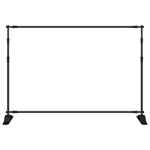 Suporte para fundo fotográfico 305x243 cm aço preto M 3