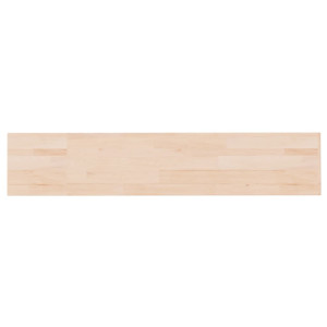 Tabla de estantería madera maciza roble sin tratar 100x20x1.5cm H