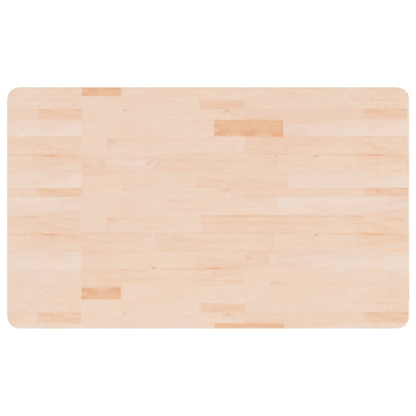 Encimera de baño madera maciza sin tratar 100x60x1.5 cm M 2