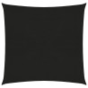 Toldo de vela negro HDPE 160 g/m² 7x7 m 1