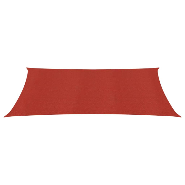 Toldo de vela rojo HDPE 160 g/m² 3x6 m M 2