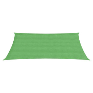 Para-sol estilo vela 160 g/m² 3x5 m PEAD verde-claro H