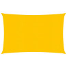 Toldo de vela retangular em HDPE amarelo 160 g/m² 3,5x4,5 m 1
