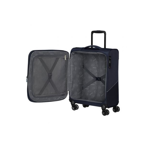 Maleta de cabina american tourister summerride spinner 55cm/ 55x40x23cm/ 4 ruedas/ azul marino M 3