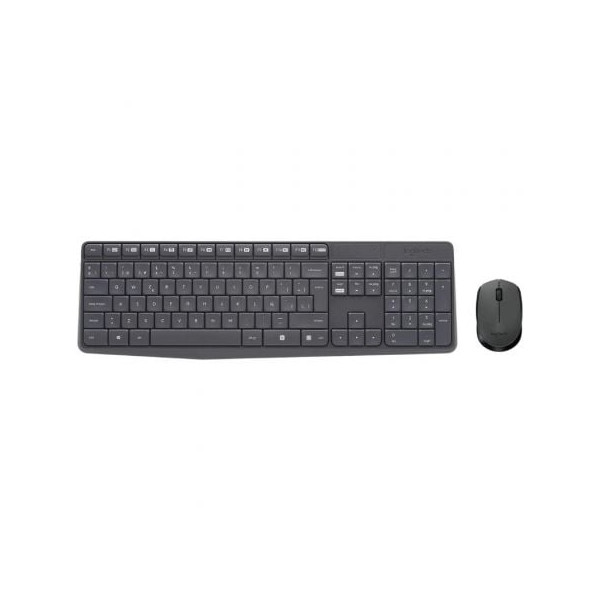 Teclado y Ratón inalámbricos Logitech MK235 negro D